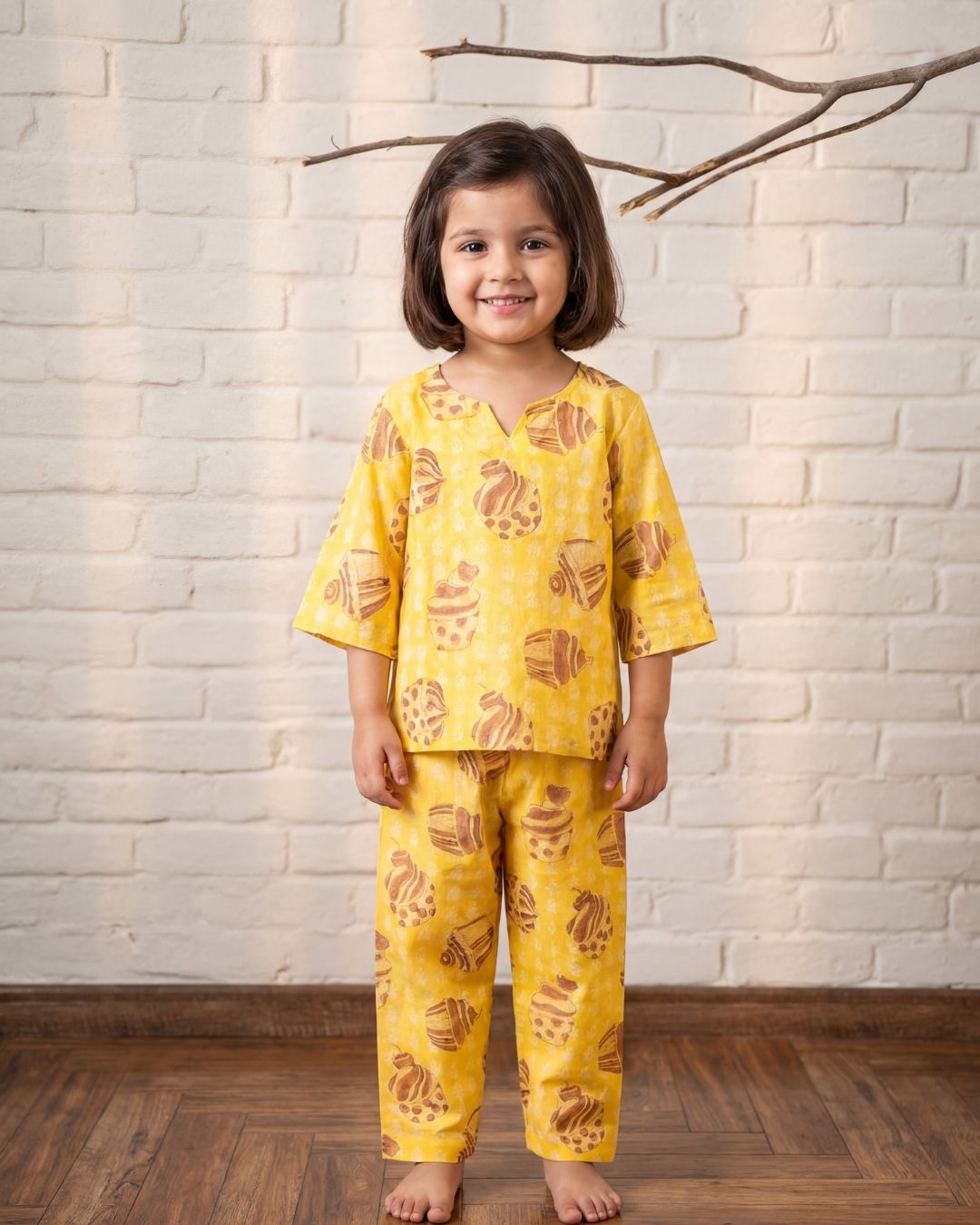 Princess Petals - Cupcake - Sun Yellow