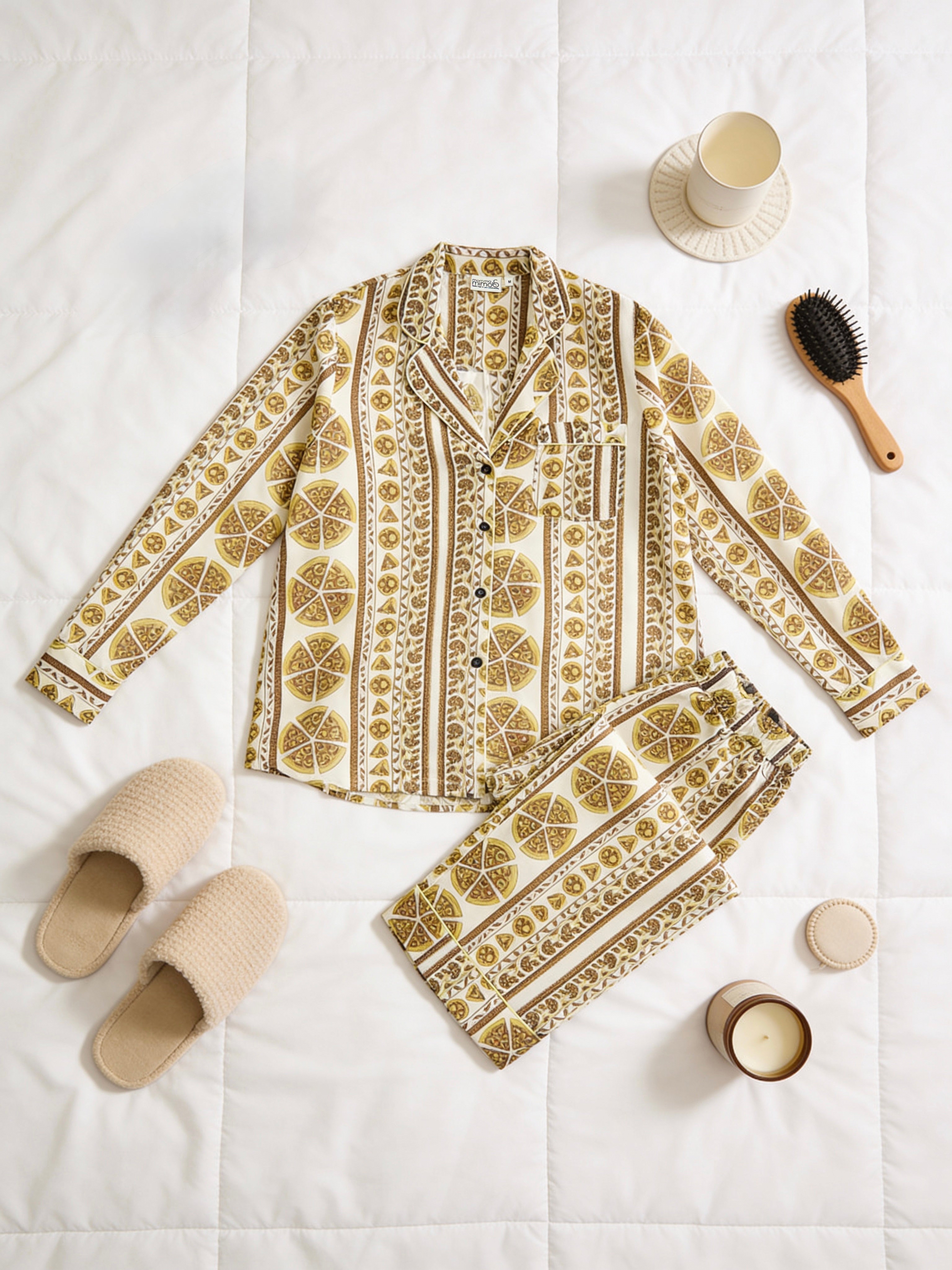 Twilight Set - Adults - Pizza - Cedar Yellow
