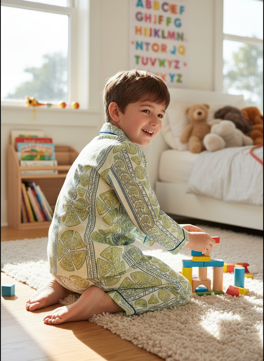 Twilight Set - Pizza - Indigo Blue