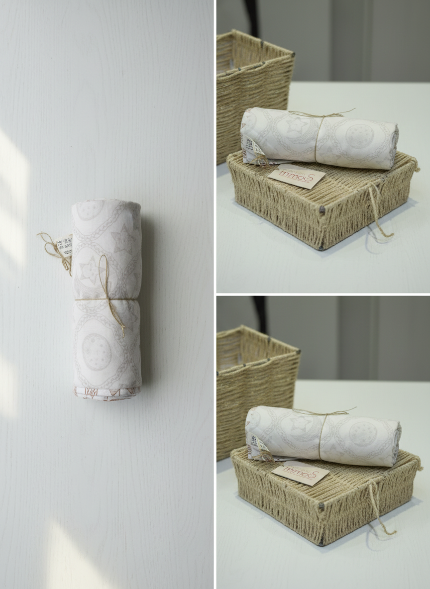 New Born Snuggles - Baby Dohar - Moon Star - Olive Green